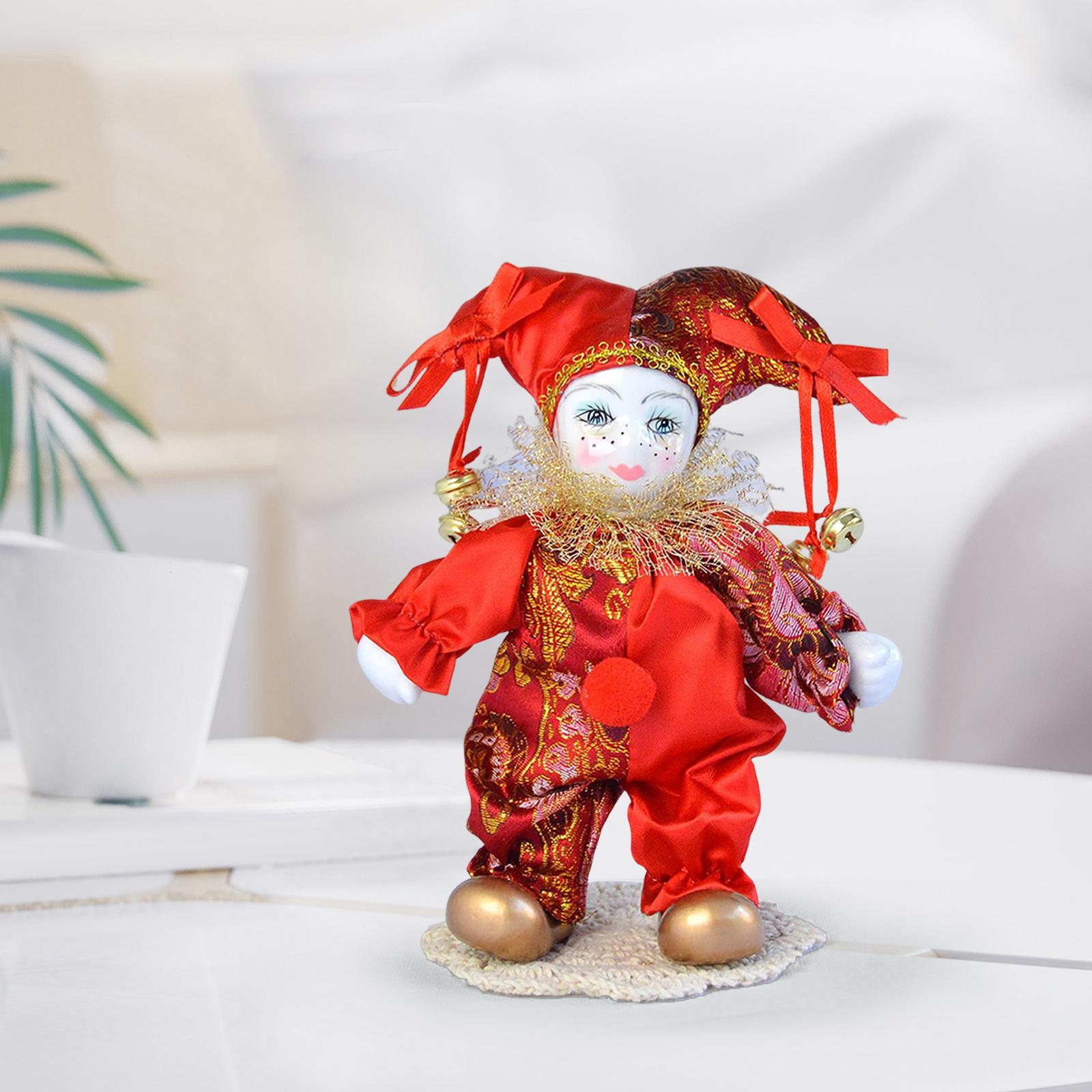Vintage Collectible Porcelain Dolls - 빈티지 할리퀸 골동품 인형, 광대 인형,