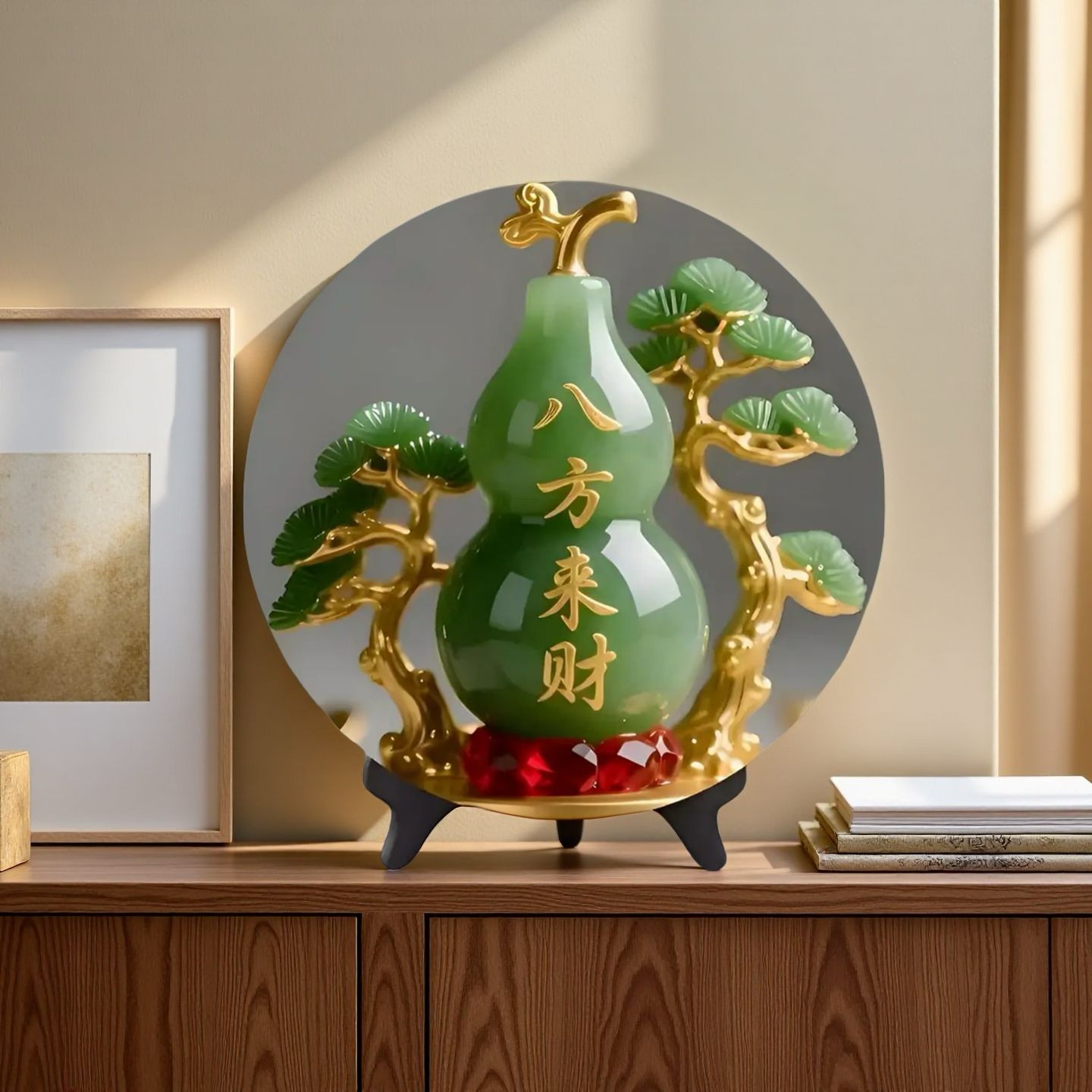Vintage Collectible Christmas Ornaments - 천연 옥 조롱박 장식품 현관 거실