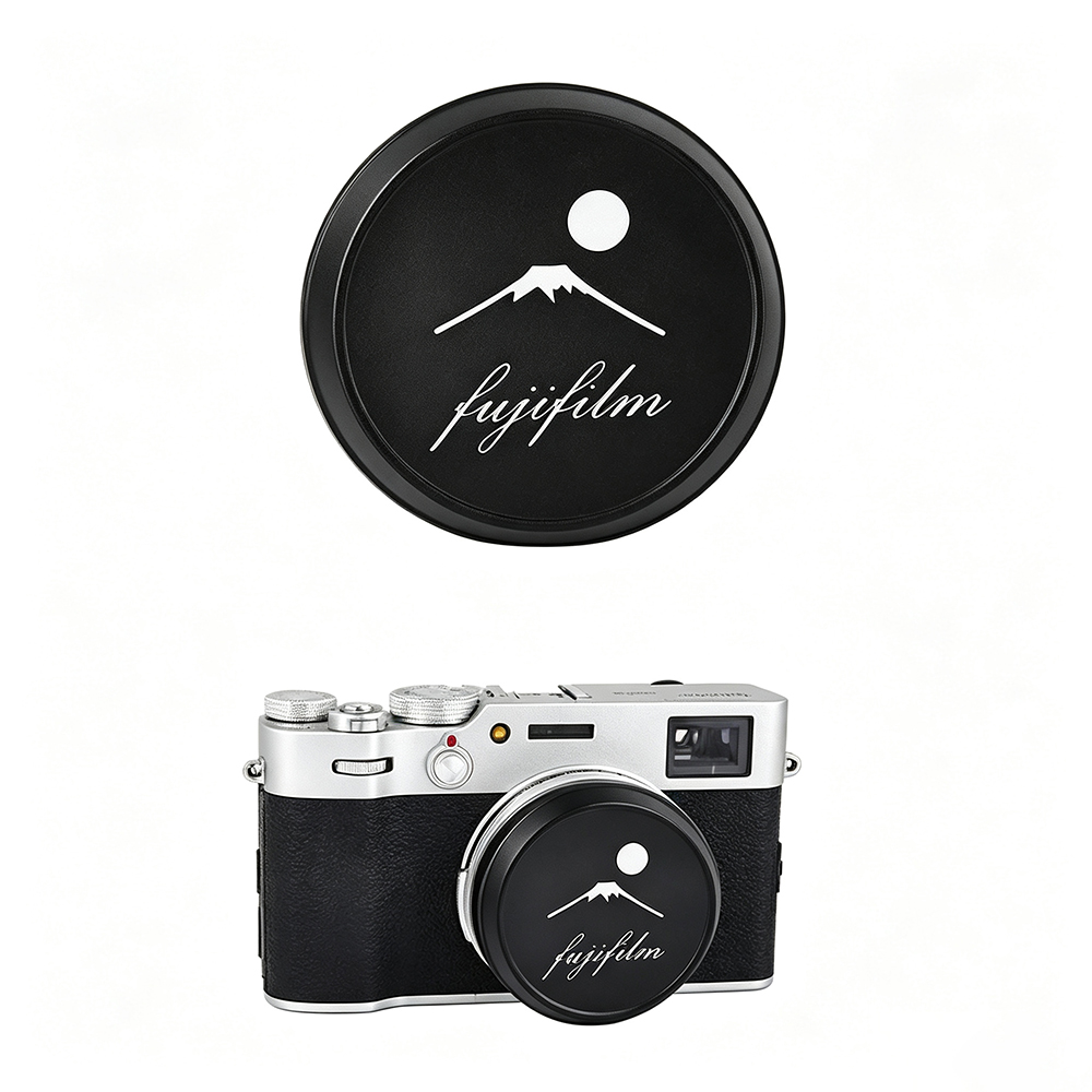 Lens Cap Vintage - Fujifilm X100/X100V/X100VI/X100S/X100T/X100F/X70 카메라용 빈티지 금속 렌즈