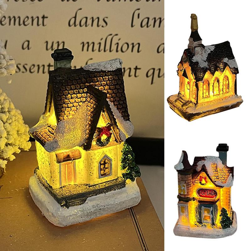 Collectible Vintage Lamps - 크리스마스 마을 주택 빈티지 가짜 농가