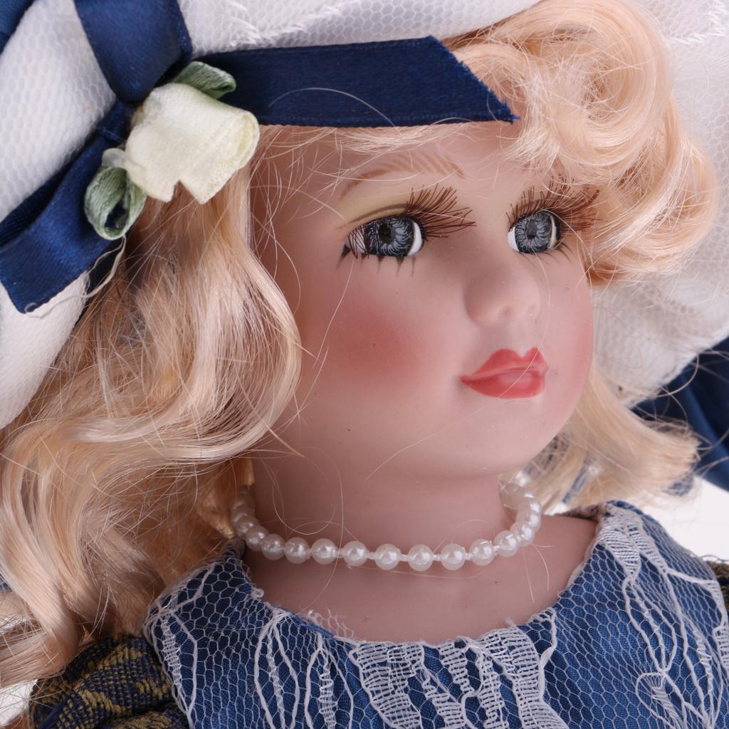 Vintage Collectible Porcelain Dolls - 도자기 인형 수집품 빈티지 스타일 30cm