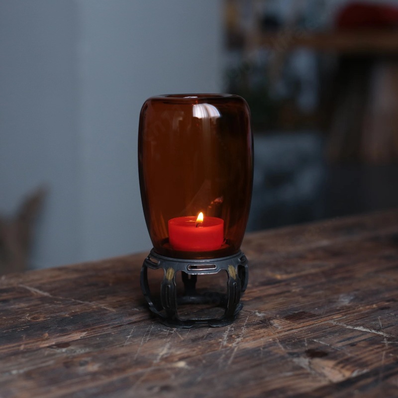 Collectible Vintage Lamps - 빈티지 유리 캔들 홀더 선(禪) 스타일