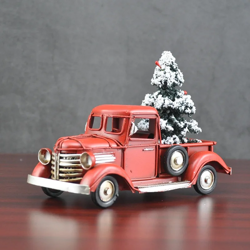 크리스마스 크리 에이 티브 선물 빈티지 트럭 모델 컬렉 - Vintage Collectible Christmas Ornaments 리뷰 및 가격