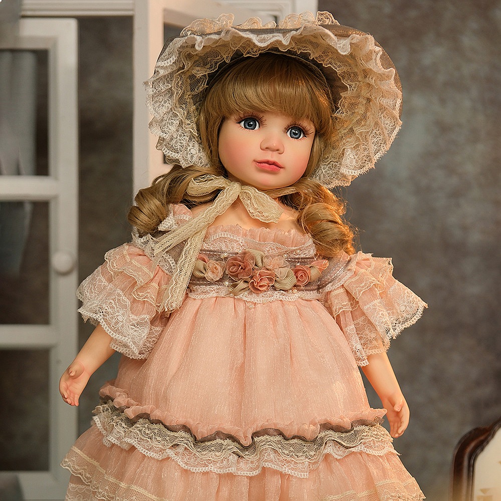 18인치 빈티지 인형 도자기 장식품 소녀들을 위한 수집 - Vintage Collectible Porcelain Dolls 리뷰 및 가격