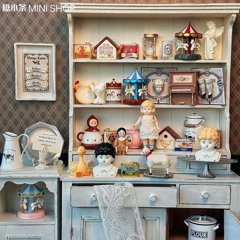 미니어처 빈티지 인형 세트, 핸드페인팅 앤틱 페그 인형 - Vintage Collectible Dolls 리뷰 및 가격