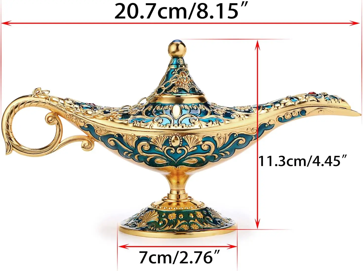 빈티지 마법의 전설 알라딘 지니 램프 홈 웨딩 테이블  - Collectible Vintage Lamps 리뷰 및 가격