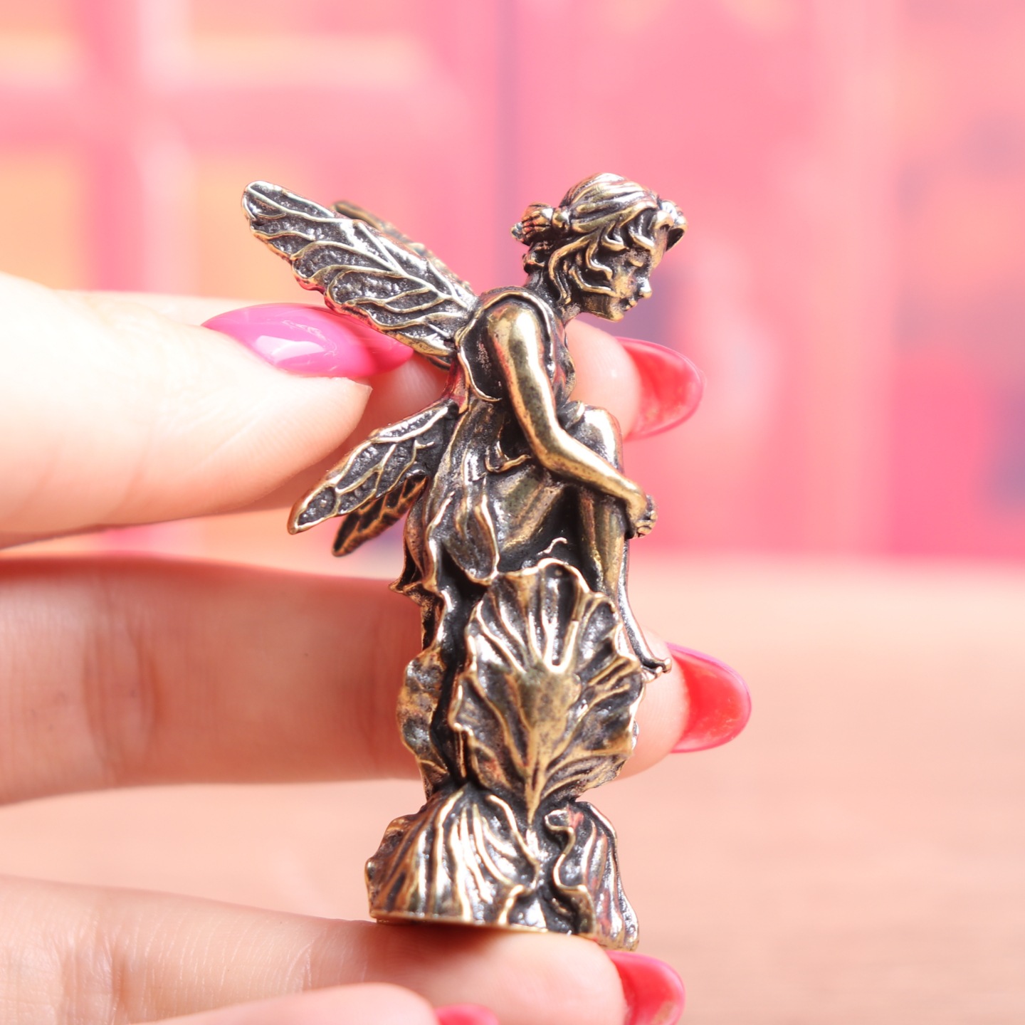 빈티지 황동 요정 피규어 판타지 장식 미니 숲속 요정  - Vintage Fairy Figurines Collectible 리뷰 및 가격