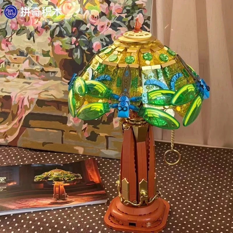 판타시 빈티지 유리 책상 램프 조립식 블록 귀여운 장난 - Collectible Vintage Lamps 리뷰 및 가격