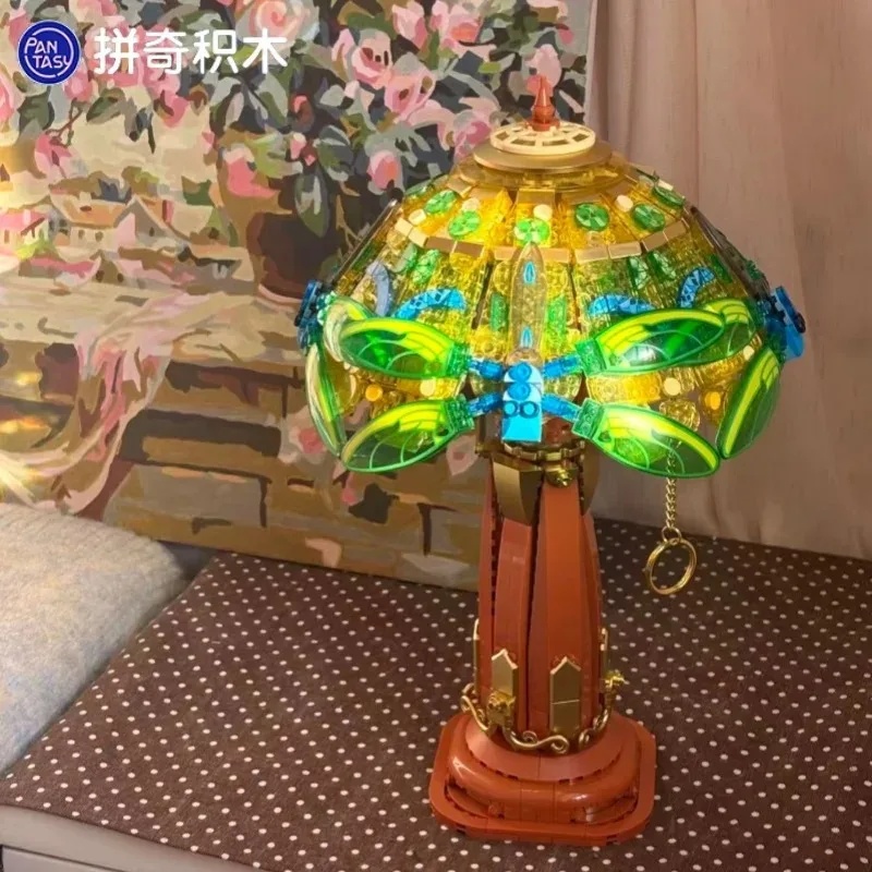 판타시 빈티지 유리 책상 램프 조립식 블록 귀여운 장난 - Collectible Vintage Lamps 리뷰 및 가격