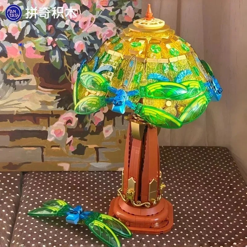 판타시 빈티지 유리 책상 램프 조립식 블록 귀여운 장난 - Collectible Vintage Lamps 리뷰 및 가격