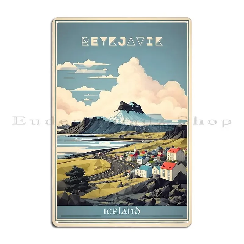 레이캬비크 S 빈티지 뷰티 레트로 포스터 컬렉션 금속  - Vintage Collectible Tins 리뷰 및 가격