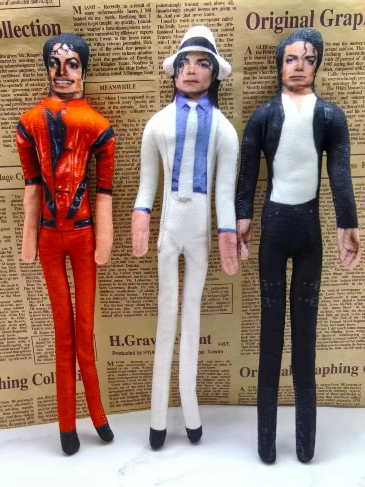 빈티지 MJ 마이클 잭슨 코스프레 소품 인형 구부릴 수 - Vintage Collectible Dolls 리뷰 및 가격
