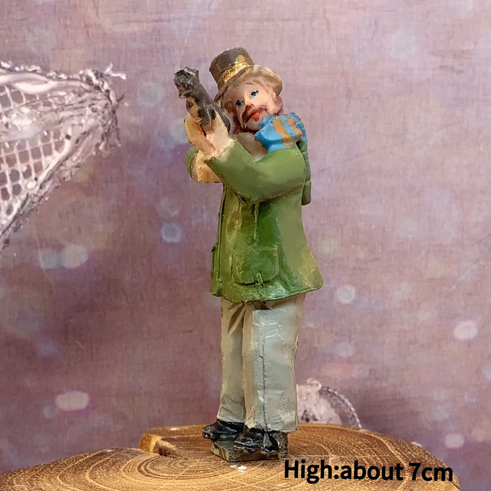 빈티지 빅토리아 시대 겨울 마을 미니 레진 피규어, 크 - Vintage Collectible Ornaments 리뷰 및 가격
