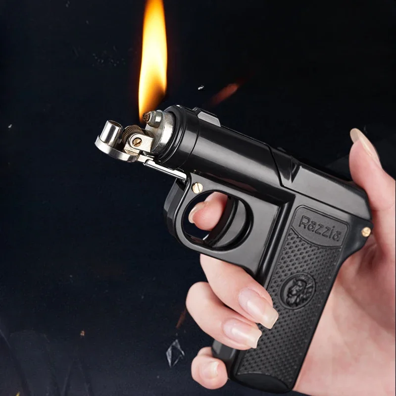 빈티지 권총 모양 라이터, 방풍 금속 재질, 리필 가능 - Vintage Collectible Guns 리뷰 및 가격