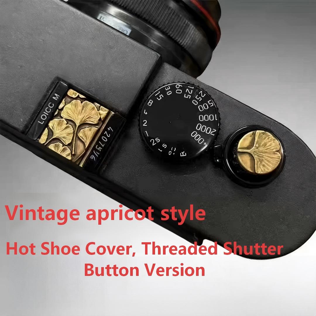 빈티지 각인 핫슈 커버 셔터 릴리즈 버튼 (후지 XE5 - Lens Cap Vintage 리뷰 및 가격