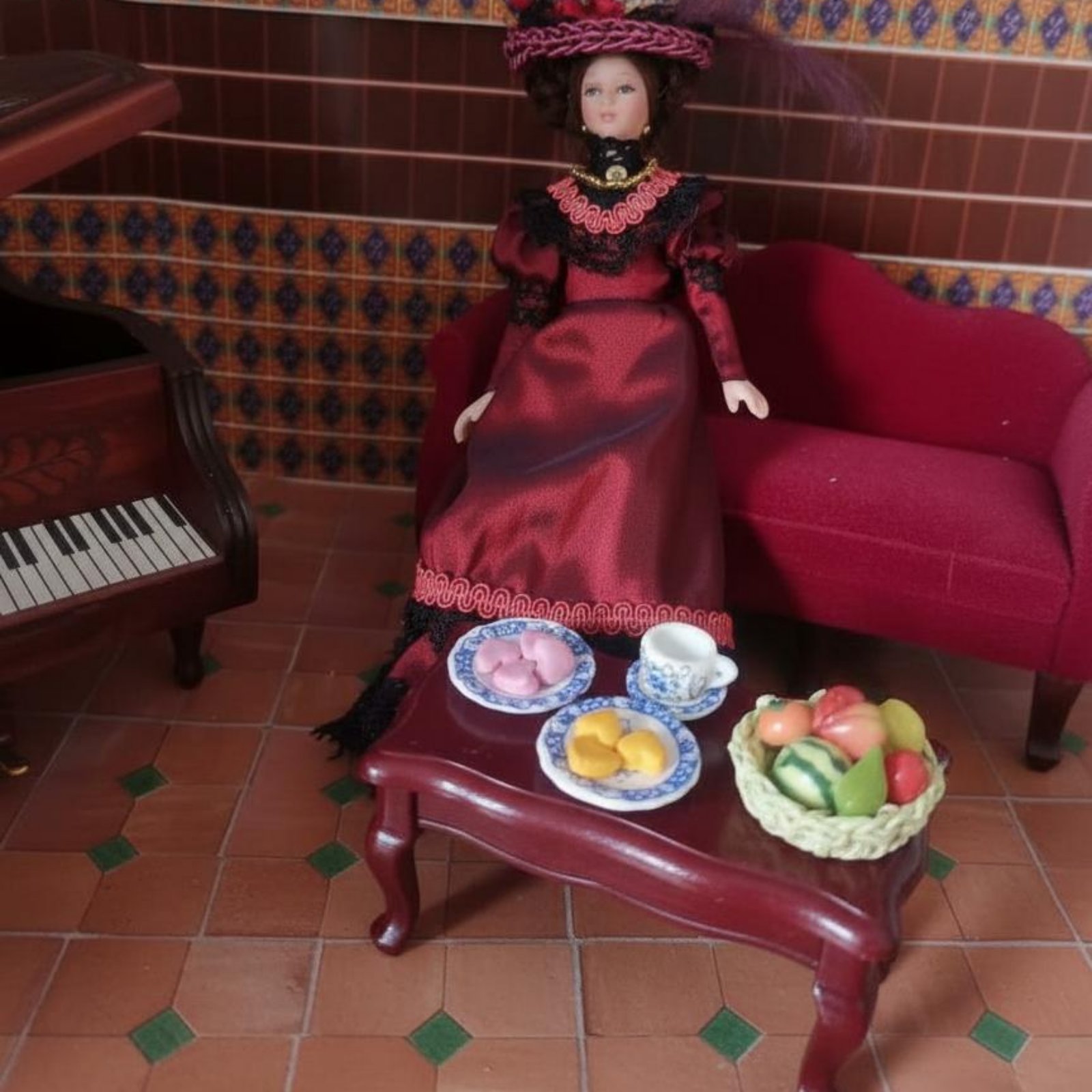 1:12 비컨티넨탈 스타일의 포세이블 미니 피규어, 빈 - Vintage Collectible Porcelain Dolls 리뷰 및 가격