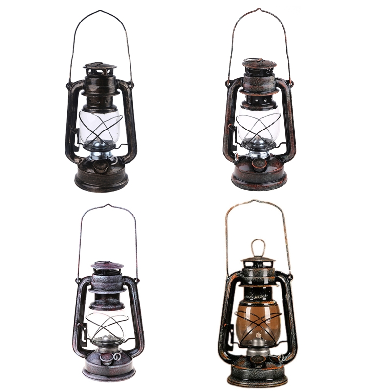 빈티지 금속 오일 램프 휴대용 랜턴 등유 라이트 야외  - Collectible Vintage Lamps 리뷰 및 가격