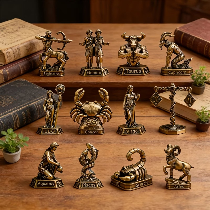 수제 황동 별자리 장식품 - 빈티지 별자리 조각상, 가 - Vintage Collectible Ornaments 리뷰 및 가격