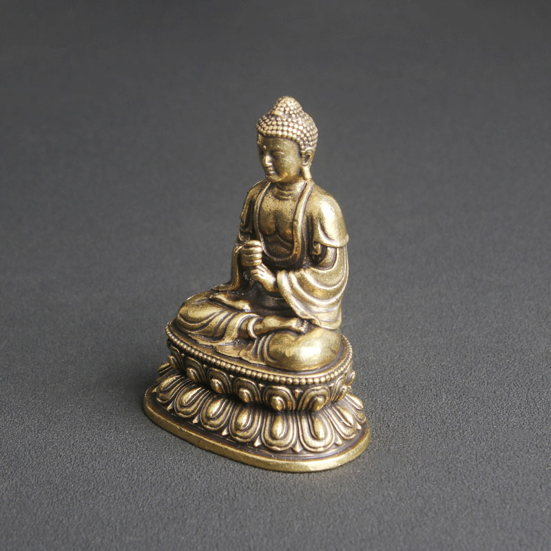 빈티지 순수 황동 바이로카나 불상 데스크탑 장식품 여덟 - Vintage Collectible Ornaments 리뷰 및 가격