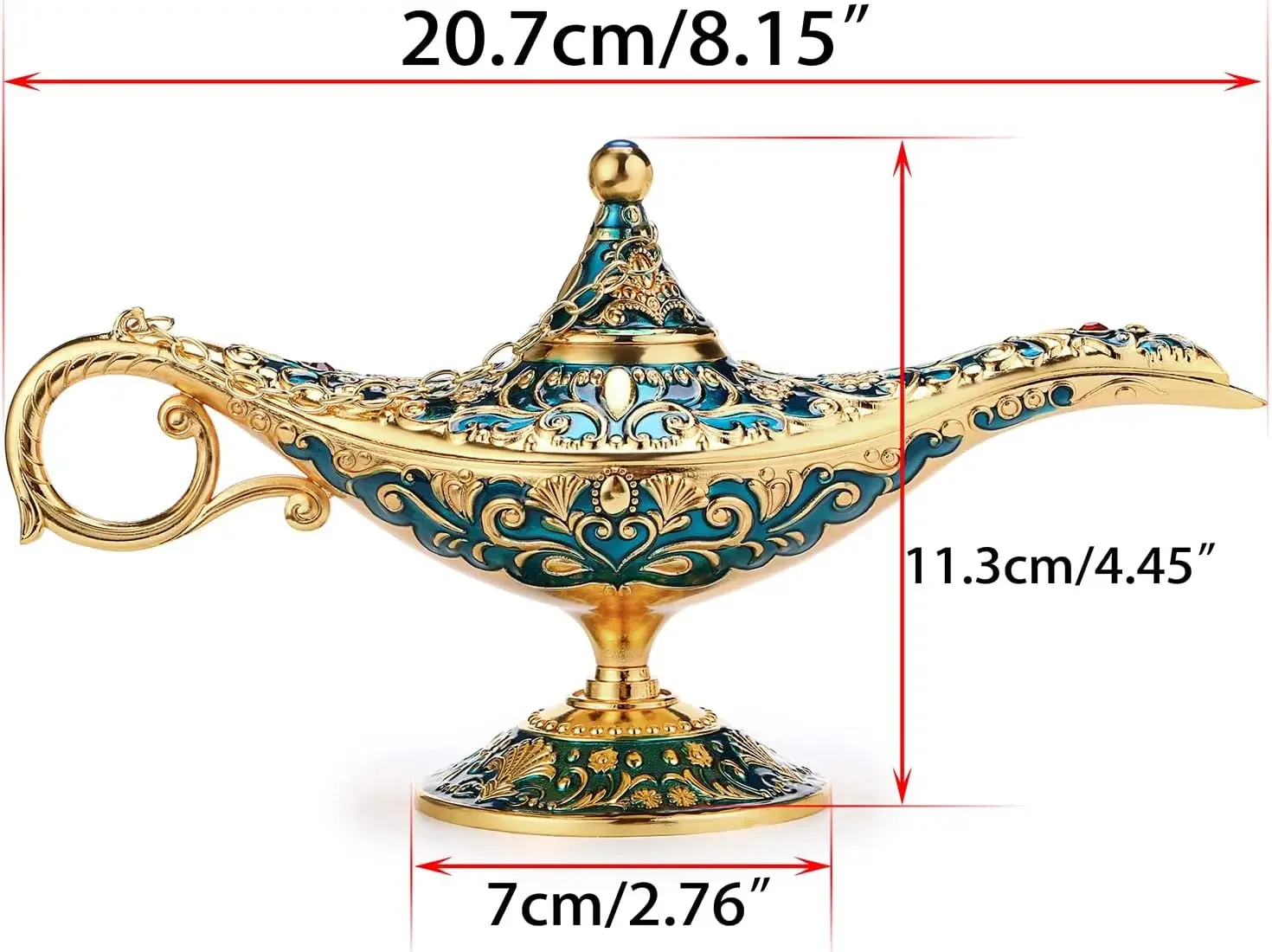빈티지 마법 전설 알라딘 지니 램프, 가정용 웨딩 테이 - Collectible Vintage Lamps 리뷰 및 가격