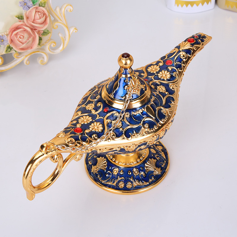 빈티지 마법 전설 알라딘 지니 램프, 가정용 웨딩 테이 - Collectible Vintage Lamps 리뷰 및 가격