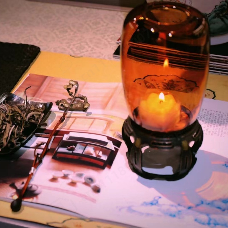 빈티지 유리 캔들 홀더 선(禪) 스타일 장식 야간 조명 - Collectible Vintage Lamps 리뷰 및 가격