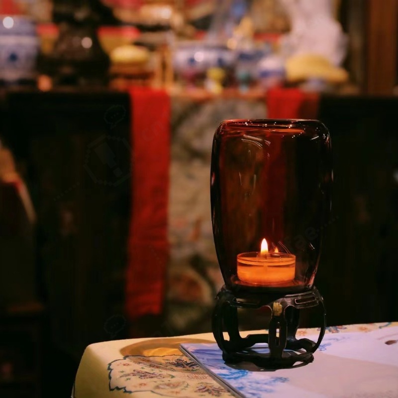 빈티지 유리 캔들 홀더 선(禪) 스타일 장식 야간 조명 - Collectible Vintage Lamps 리뷰 및 가격