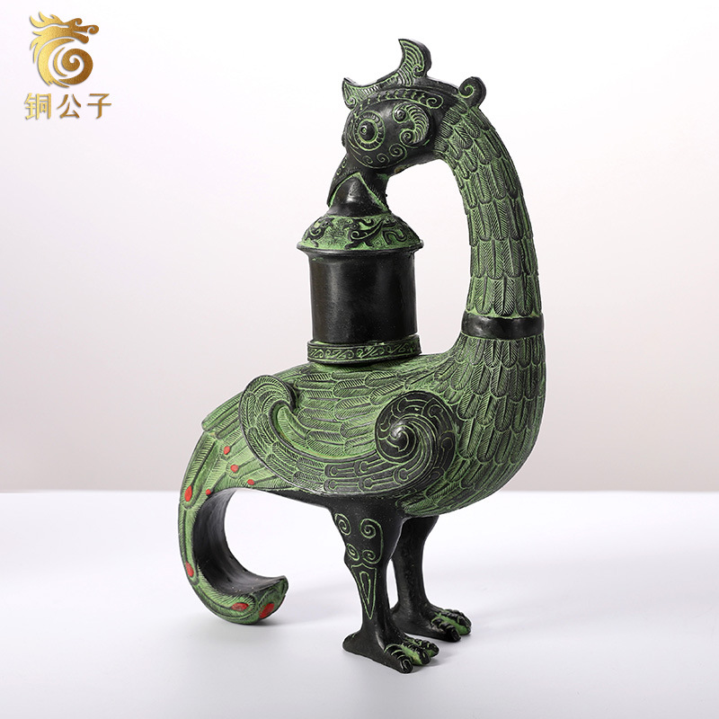 피닉스 버드 골동품 청동 공예 램프 컬렉션 빈티지 장식 - Collectible Vintage Lamps 리뷰 및 가격