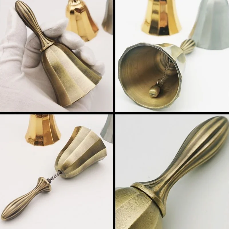 새로운 빈티지 황동 벨 핸드 디쉬 링 구식 금속 남자  - Vintage Collectible Dishes 리뷰 및 가격