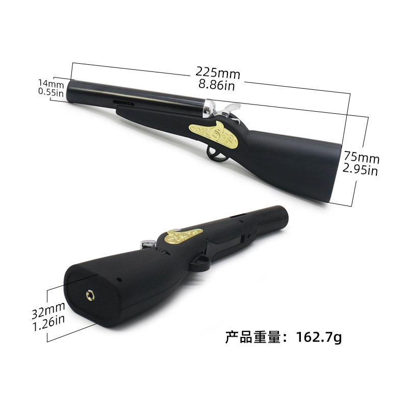 빈티지 머스켓 건 라이터, 화이트 & 골드 마감, 참신 - Vintage Collectible Guns 리뷰 및 가격